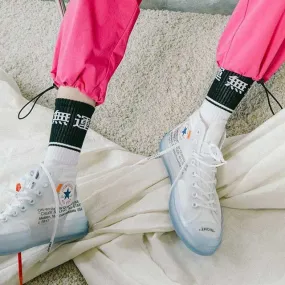 Socks with Japanese Writing