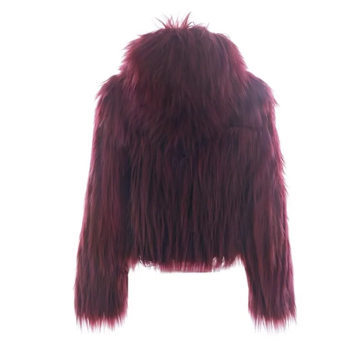 Stefani Faux Fur Coat