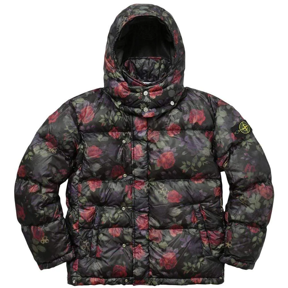 STONE ISLAND FOR SUPREME LAMY COVER Down Jacket in Black