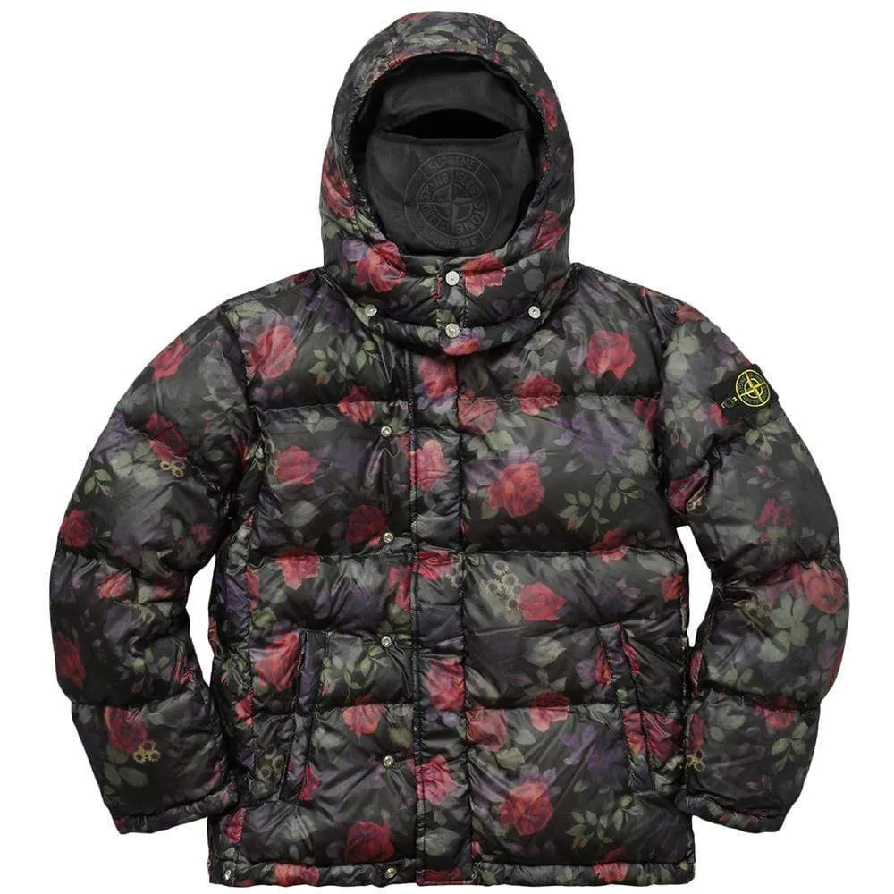 STONE ISLAND FOR SUPREME LAMY COVER Down Jacket in Black