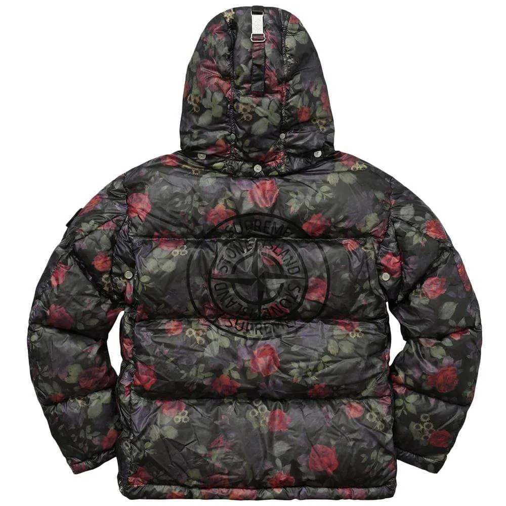 STONE ISLAND FOR SUPREME LAMY COVER Down Jacket in Black