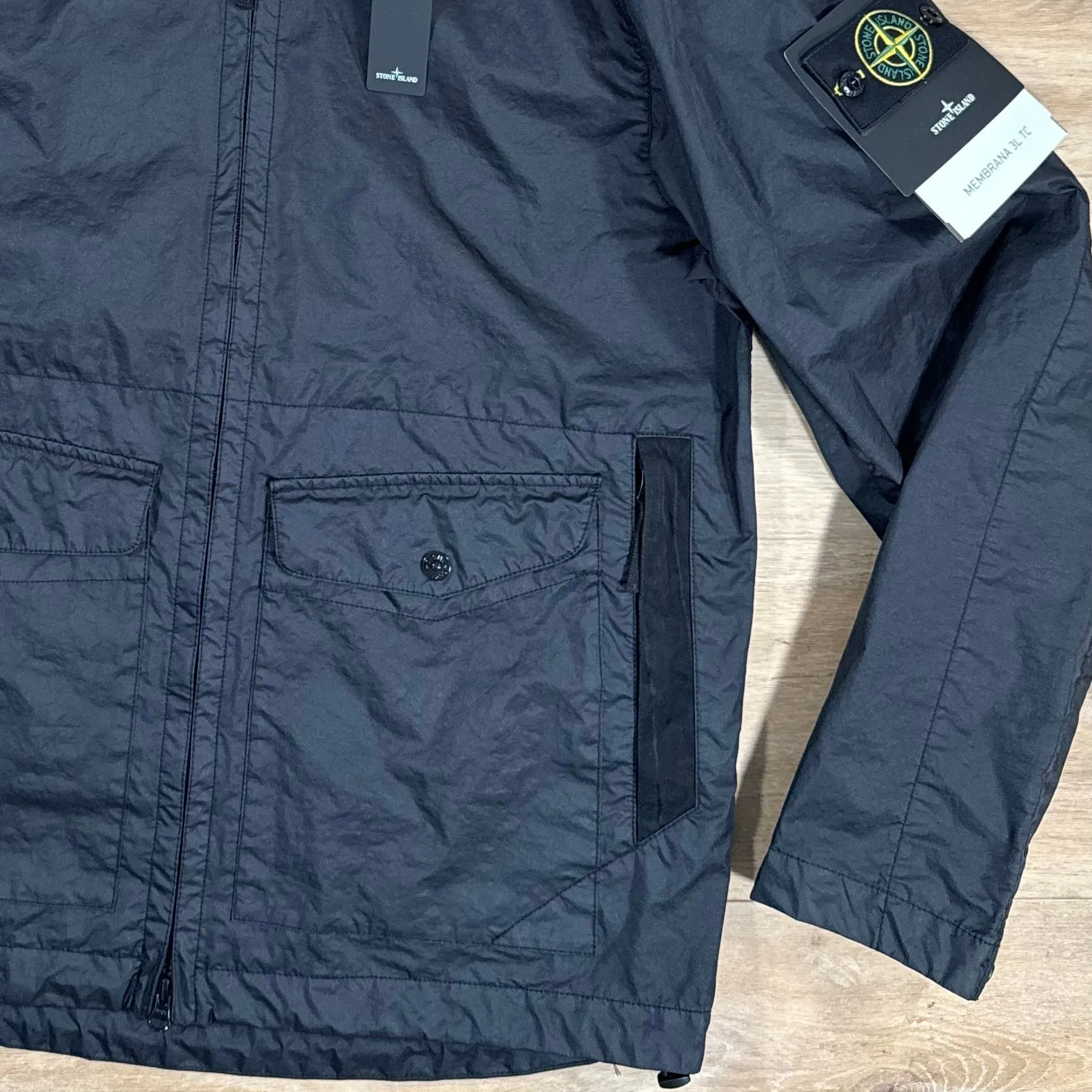 Stone Island Membrana 3L TC Jacket in Navy