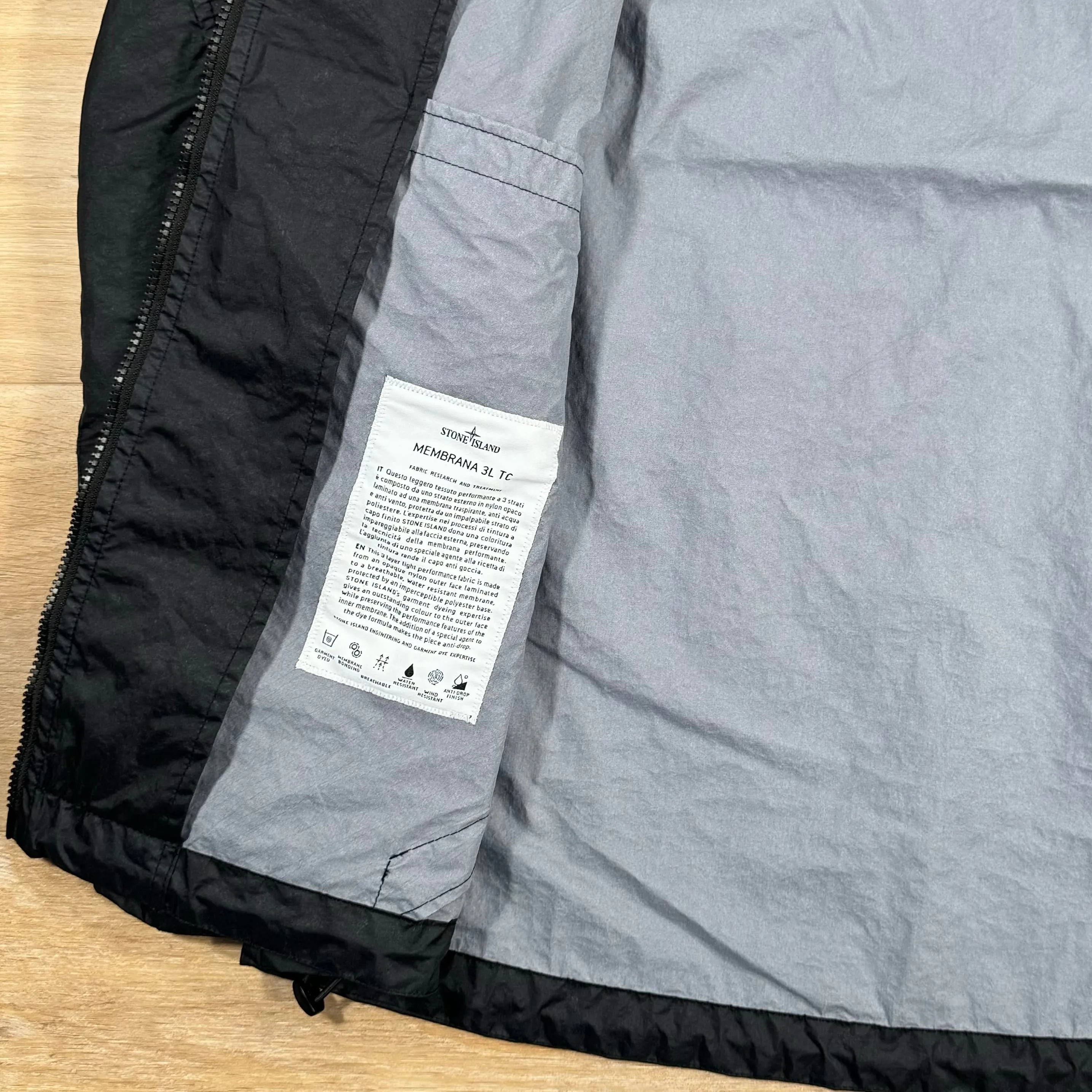 Stone Island Membrana 3L TC Jacket in Navy