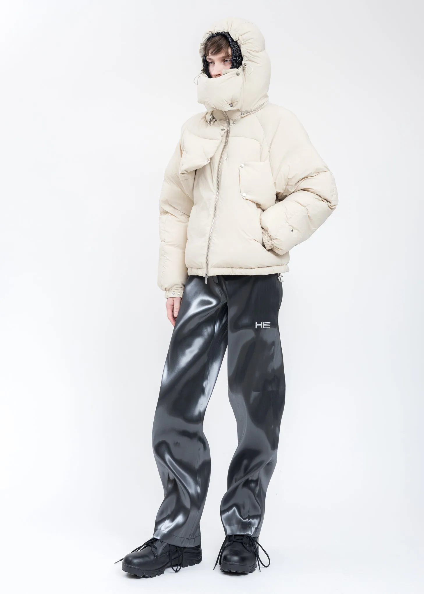 Stone Scarf Puffer