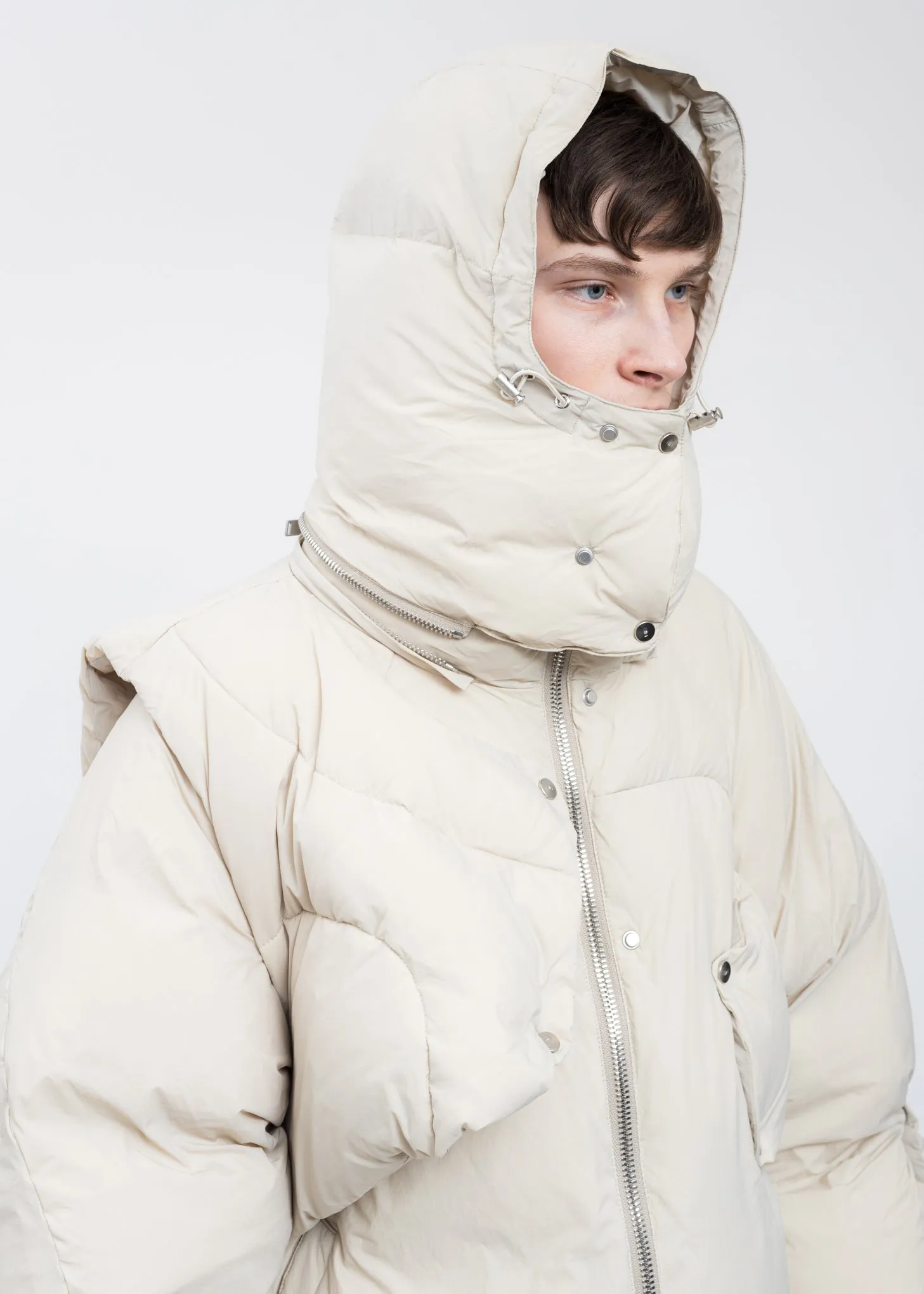Stone Scarf Puffer