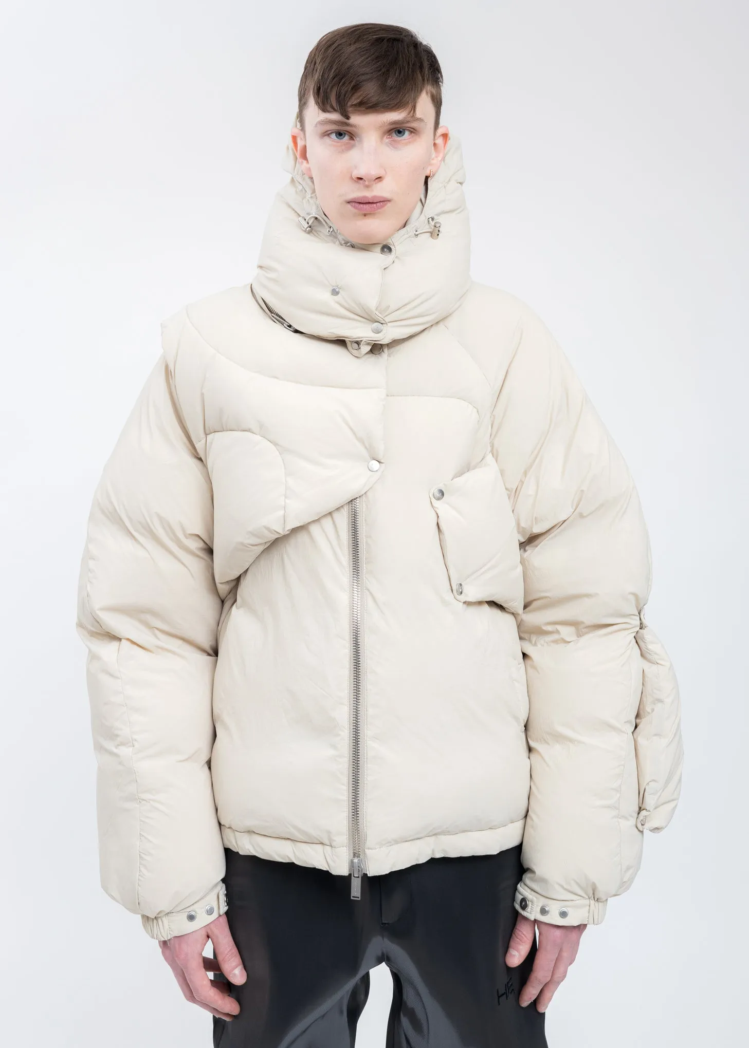 Stone Scarf Puffer