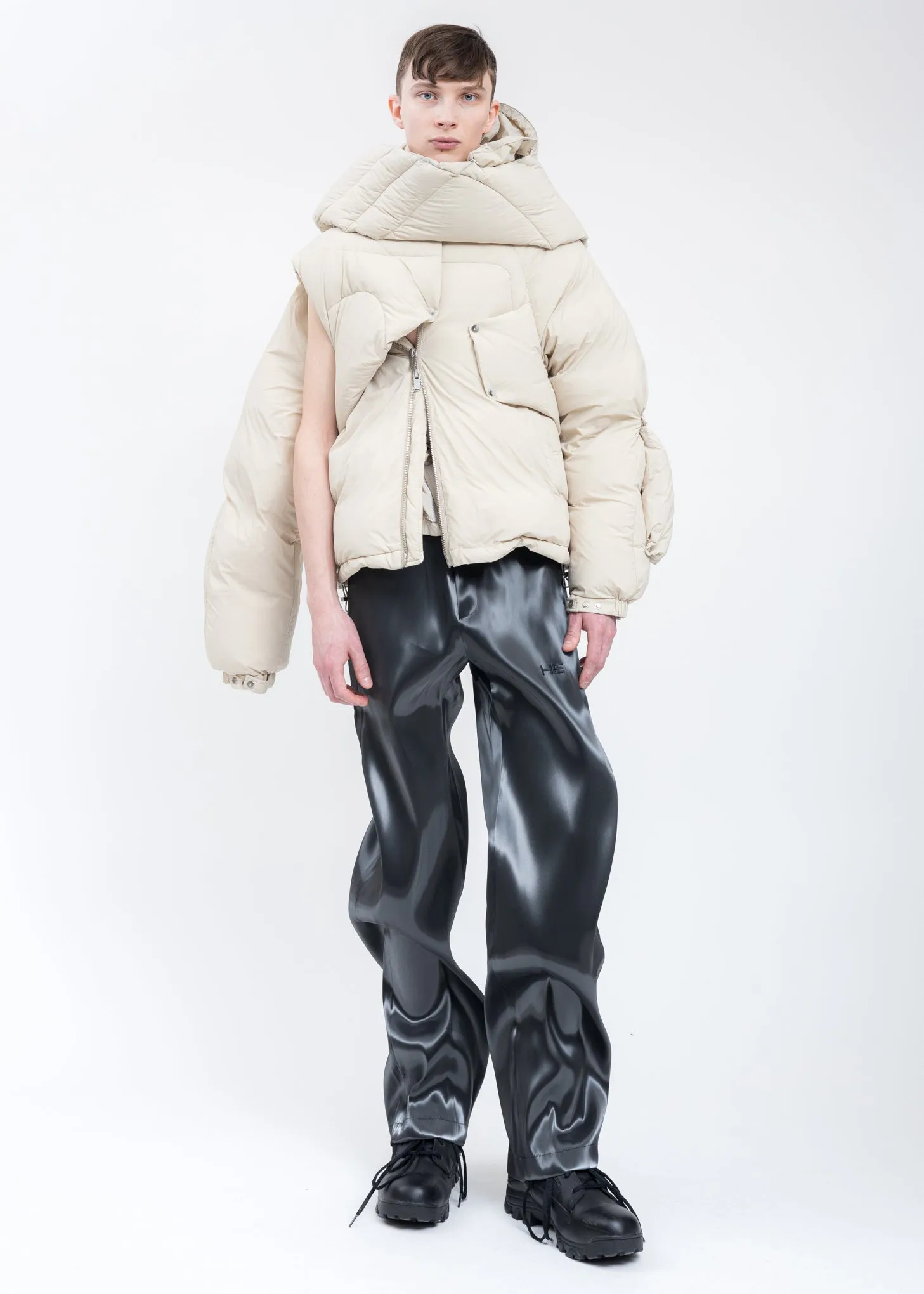 Stone Scarf Puffer