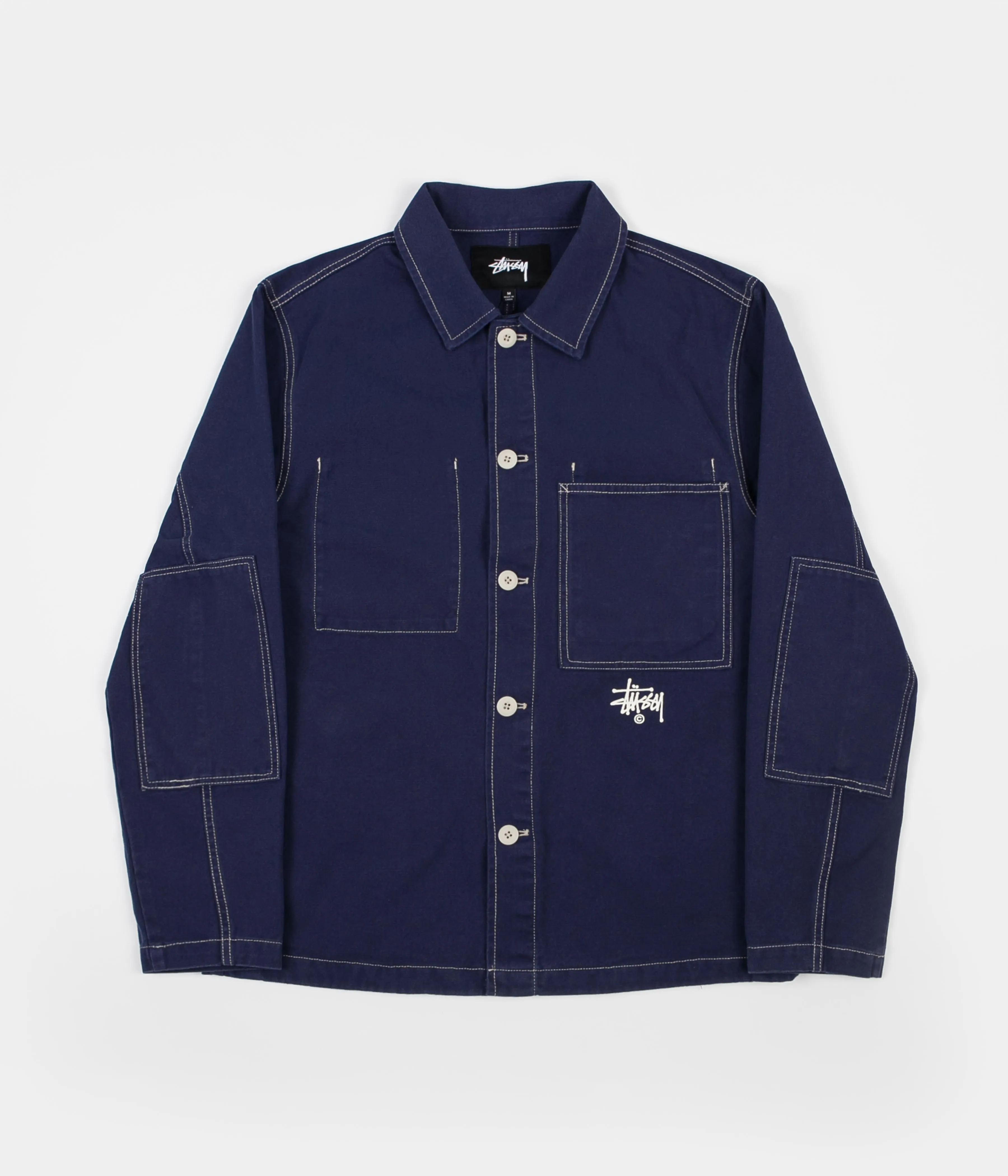 Stussy Canvas Shop Jacket - Navy