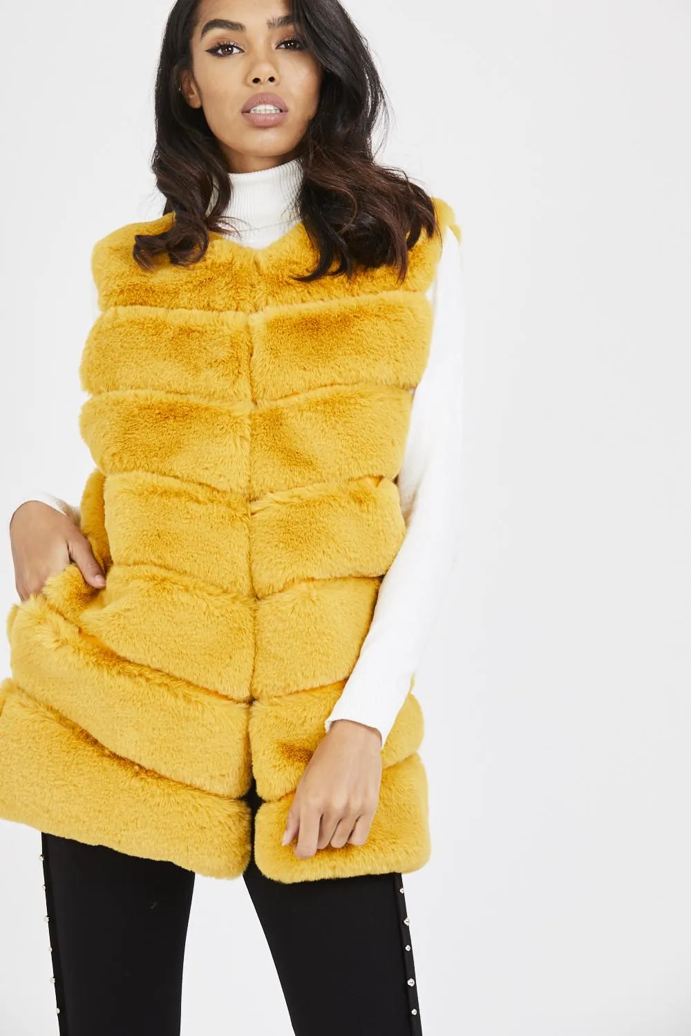 Super Soft Faux Fur Gilet Waistcoat