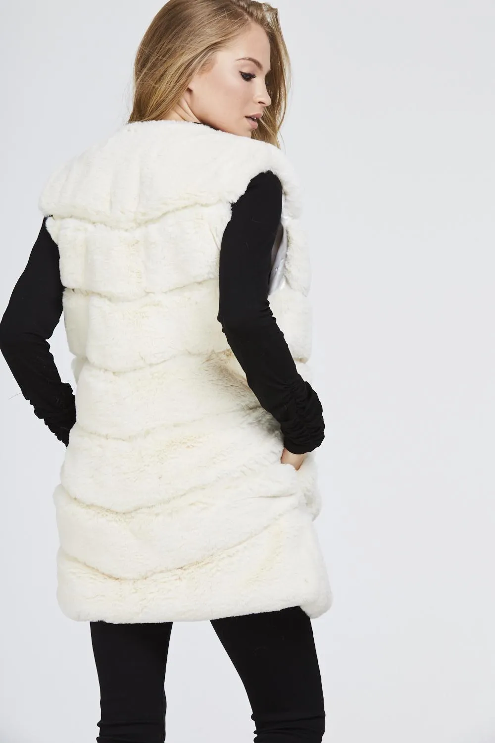 Super Soft Faux Fur Gilet Waistcoat