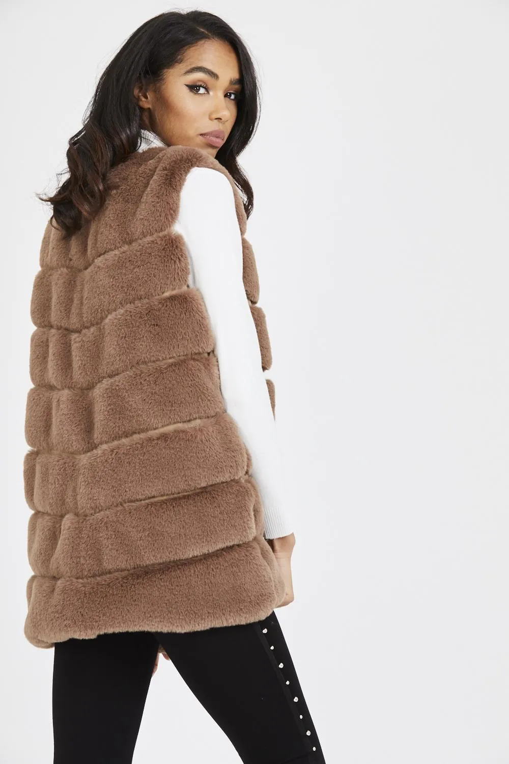 Super Soft Faux Fur Gilet Waistcoat
