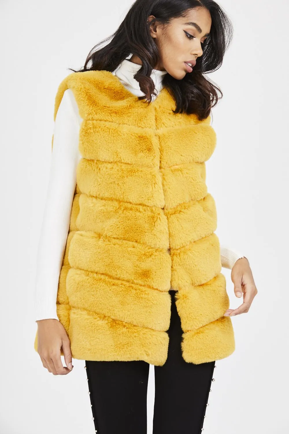 Super Soft Faux Fur Gilet Waistcoat