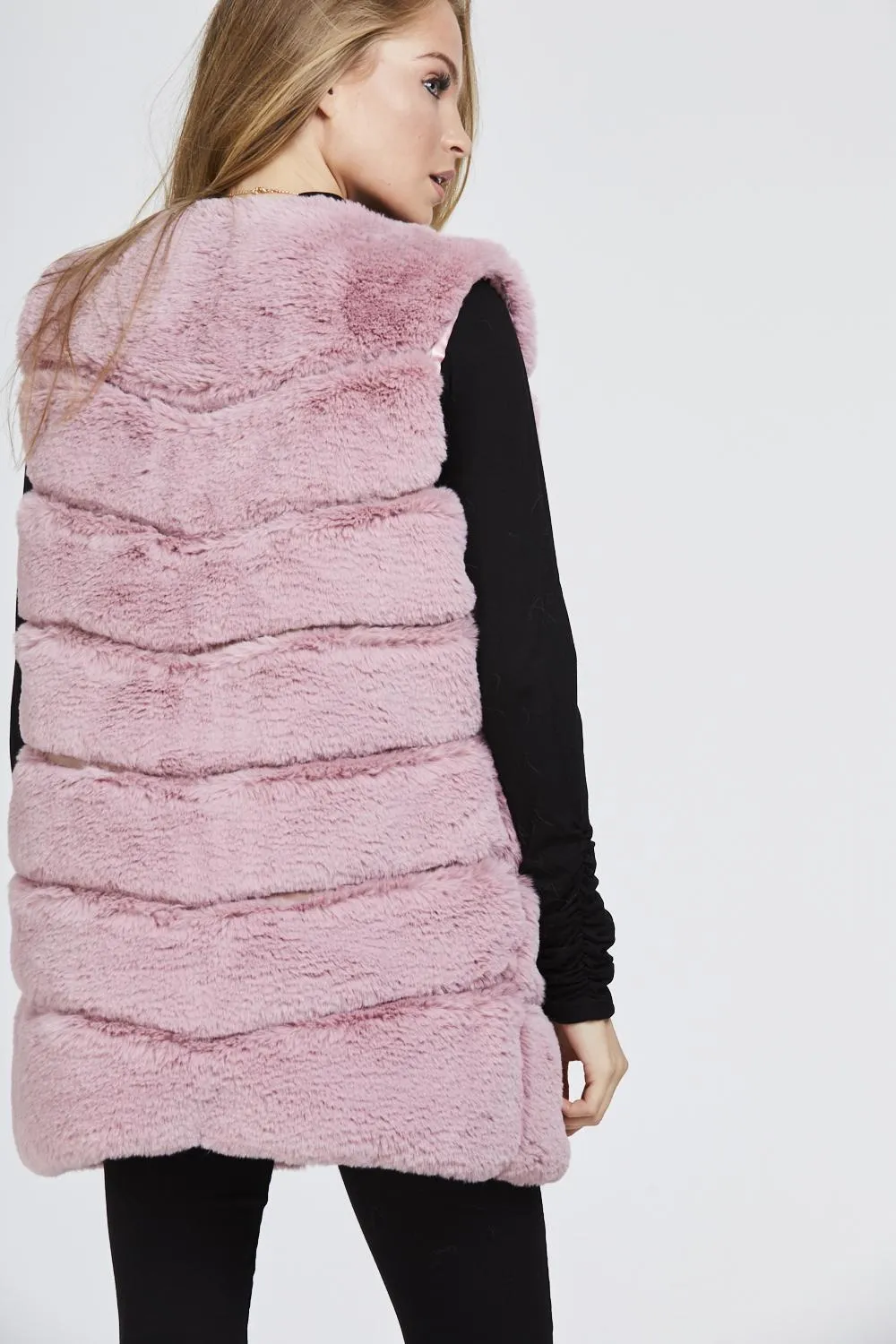 Super Soft Faux Fur Gilet Waistcoat