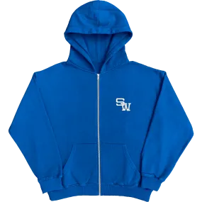 SW ZIP HOODIE - ROYAL BLUE
