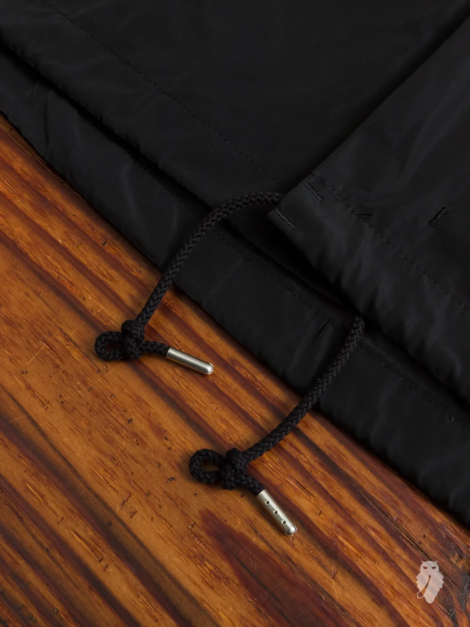 Taffeta Coaches Jacket in Black