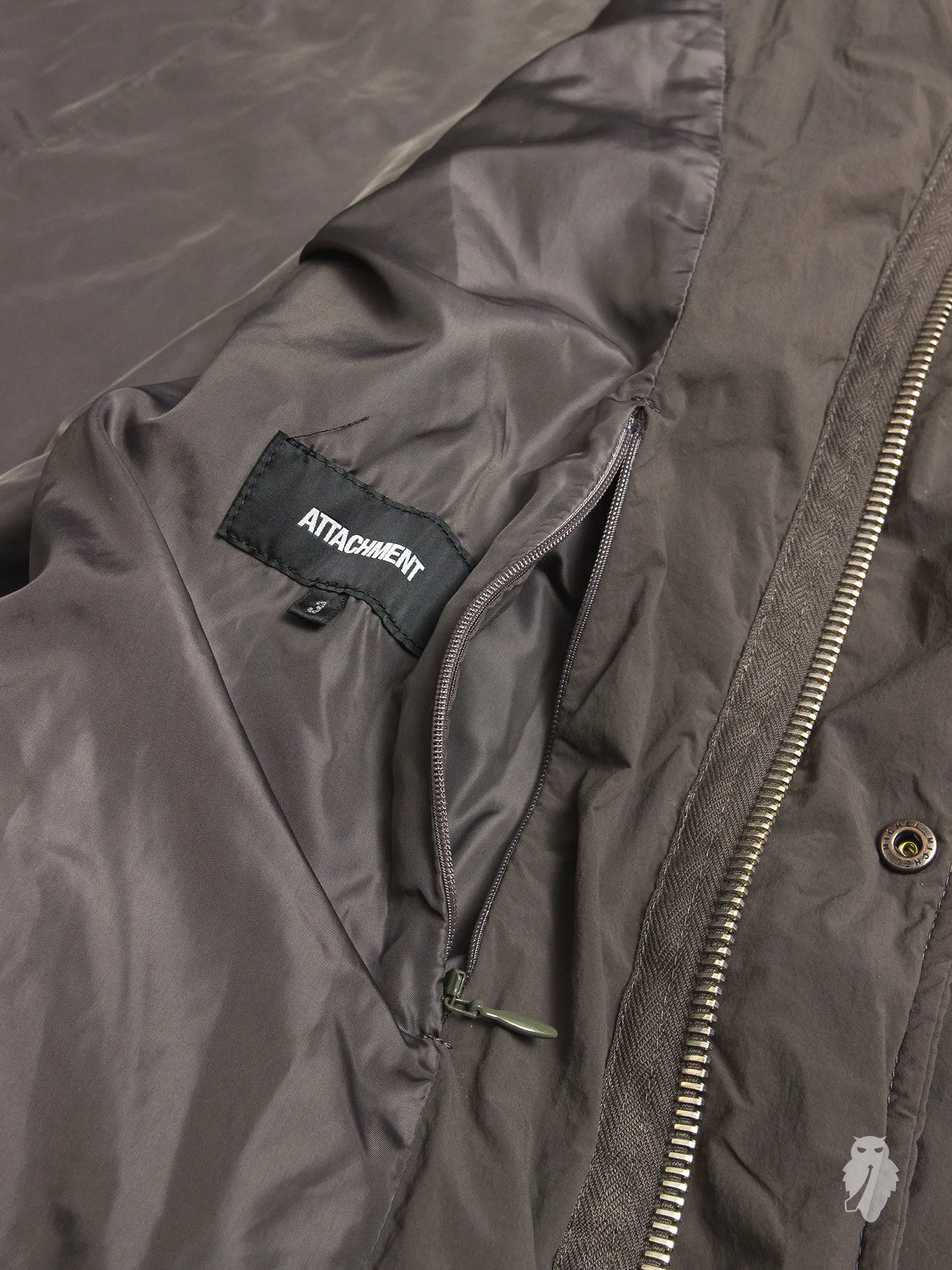 Taffeta M-65 Mods Coat in Khaki Grey