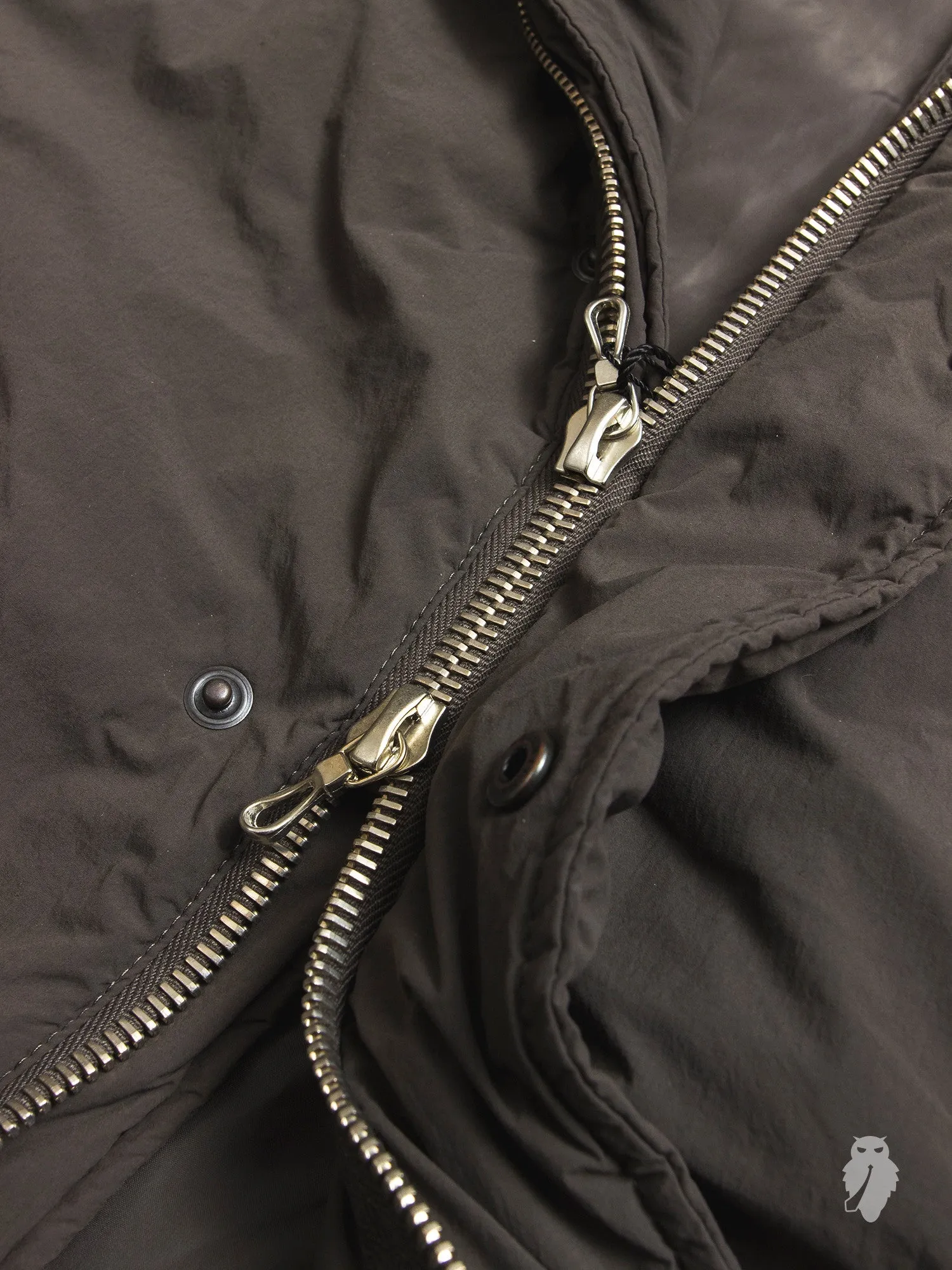 Taffeta M-65 Mods Coat in Khaki Grey