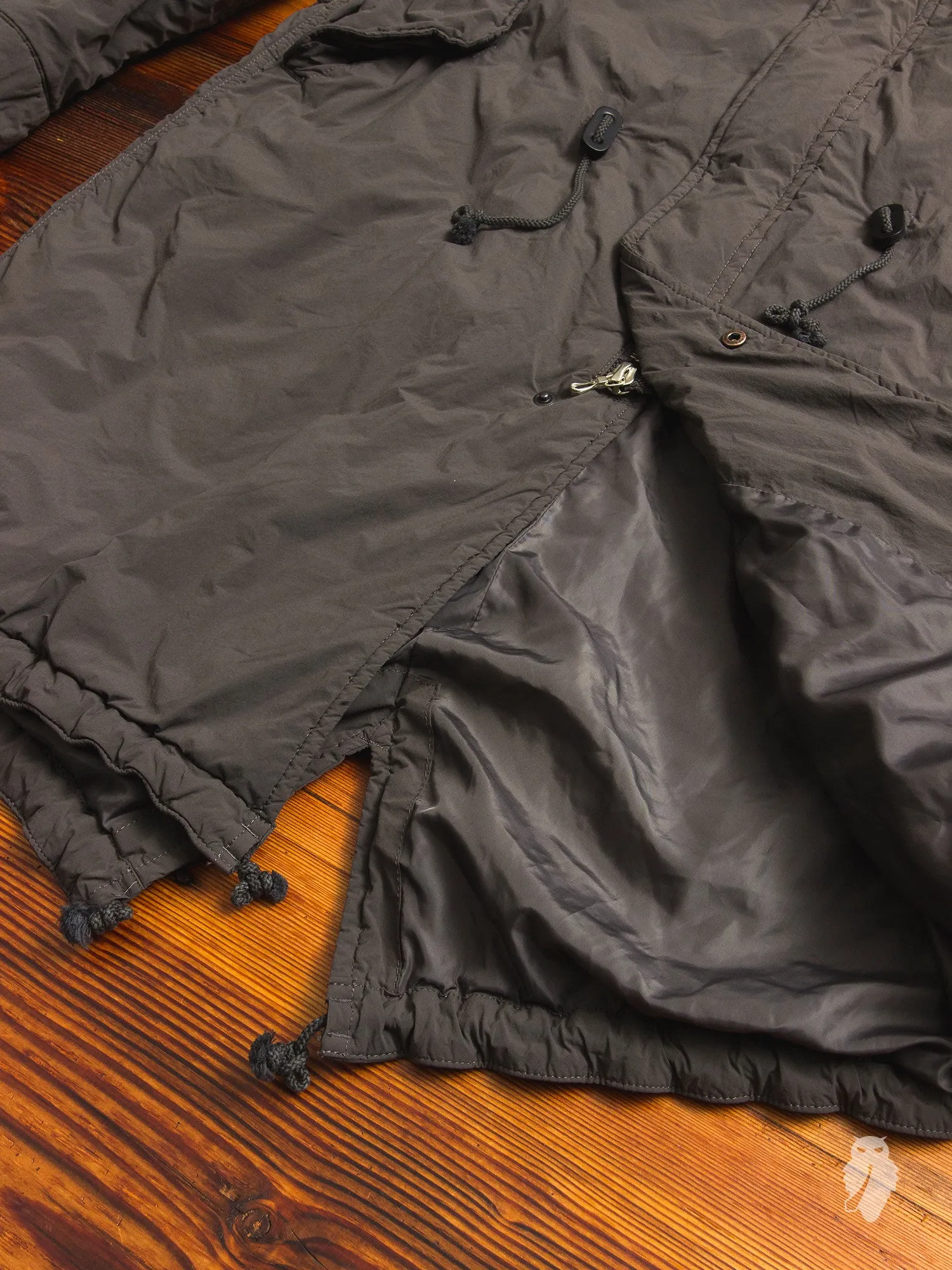 Taffeta M-65 Mods Coat in Khaki Grey