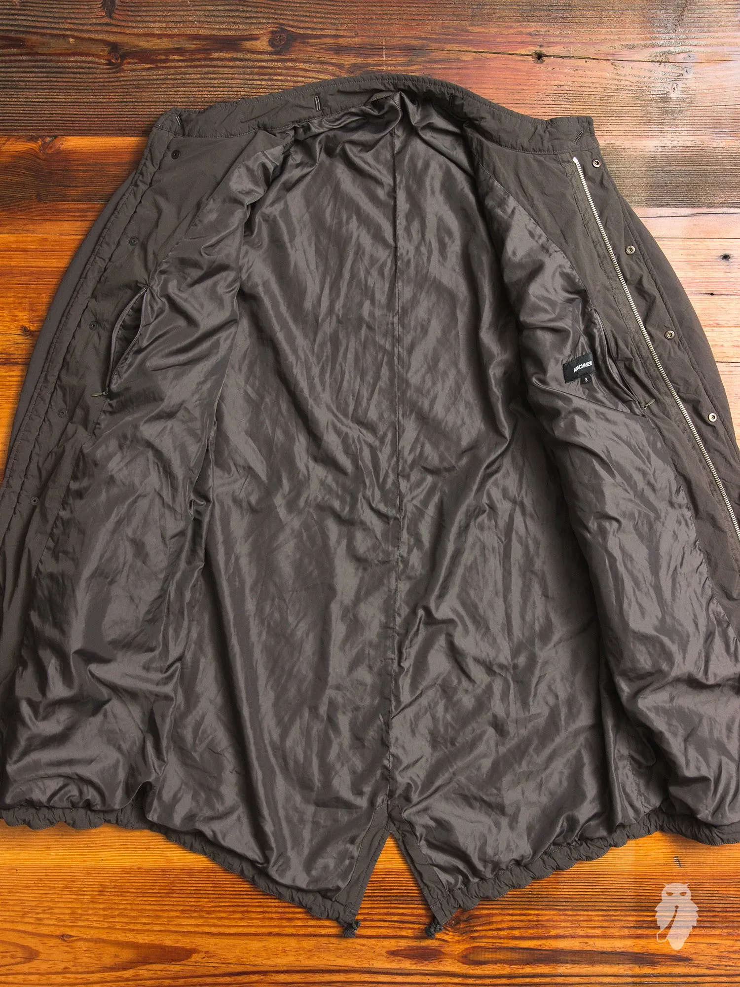 Taffeta M-65 Mods Coat in Khaki Grey