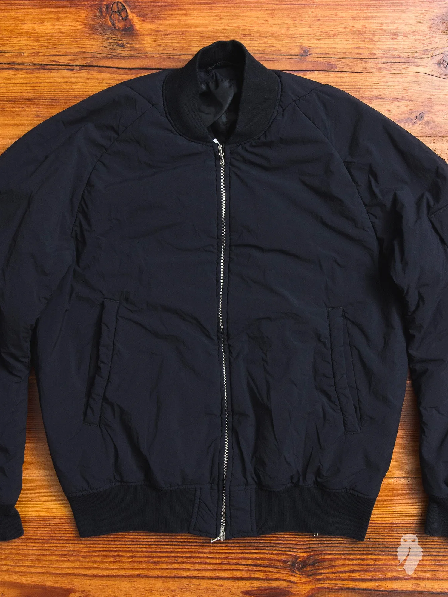 Taffeta MA-1 Jacket in Black