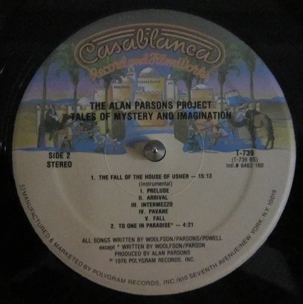 The Alan Parsons Project - Tales Of Mystery And Imagination - Edgar Allan Poe (LP, Album, RE) (NM or M-)