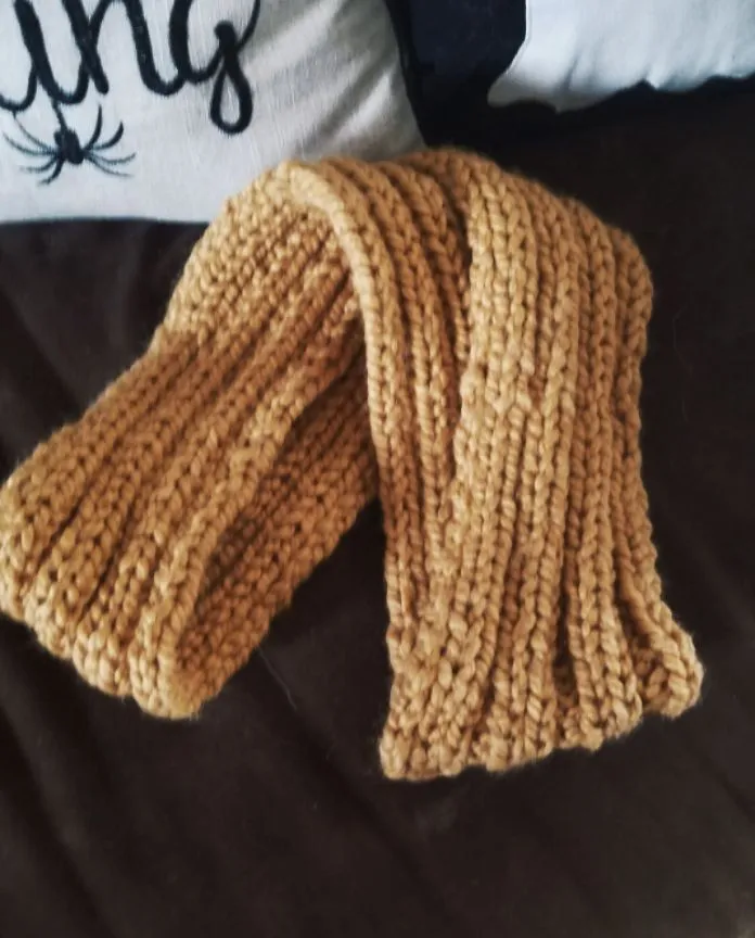 The Goldenrod Handmade Infinity Scarf
