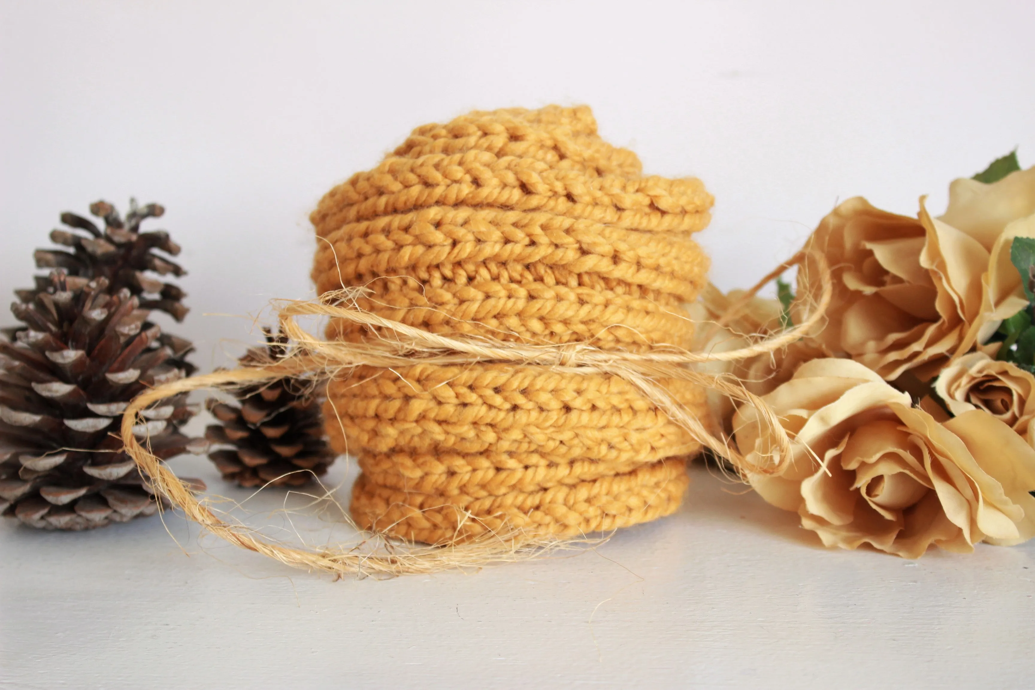 The Goldenrod Handmade Infinity Scarf