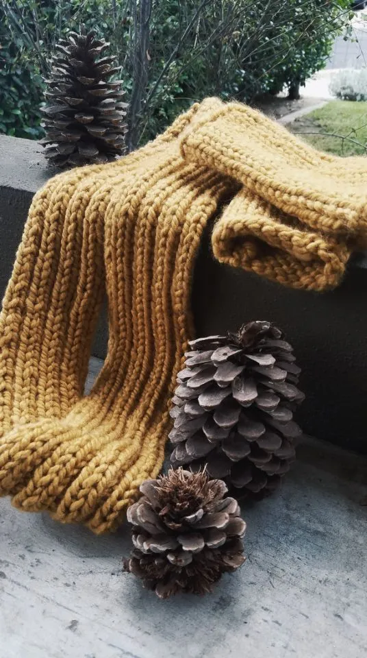 The Goldenrod Handmade Infinity Scarf