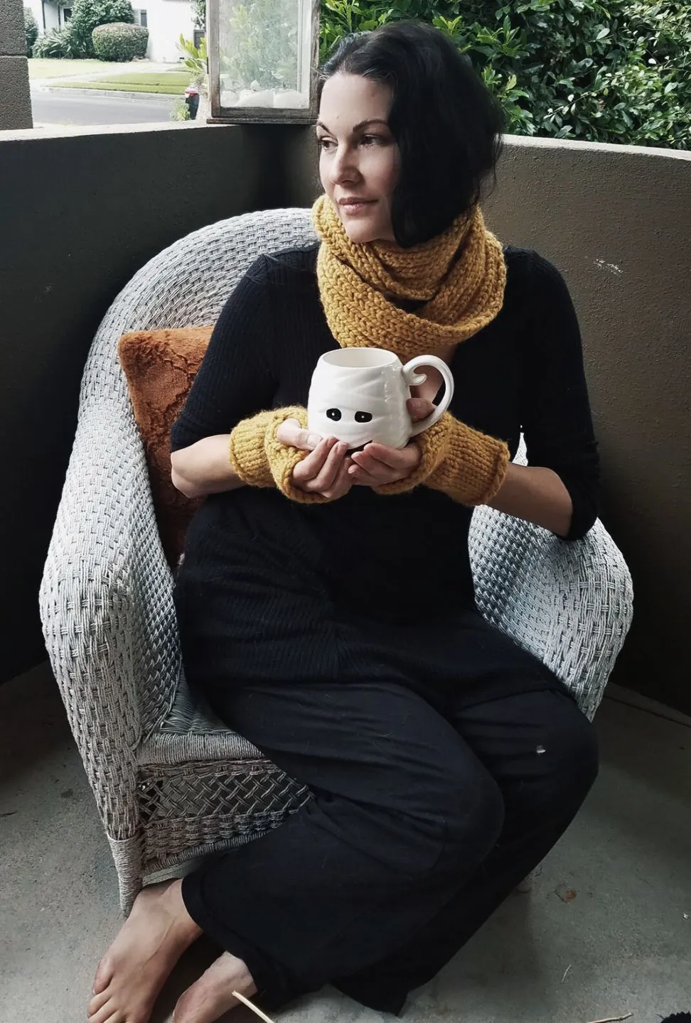 The Goldenrod Handmade Infinity Scarf