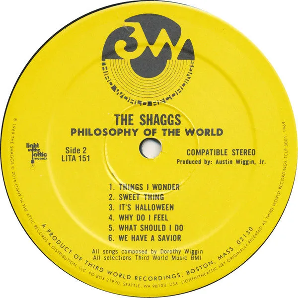 The Shaggs - Philosophy Of The World (LP, Album, RE, RM, Gat) (M)