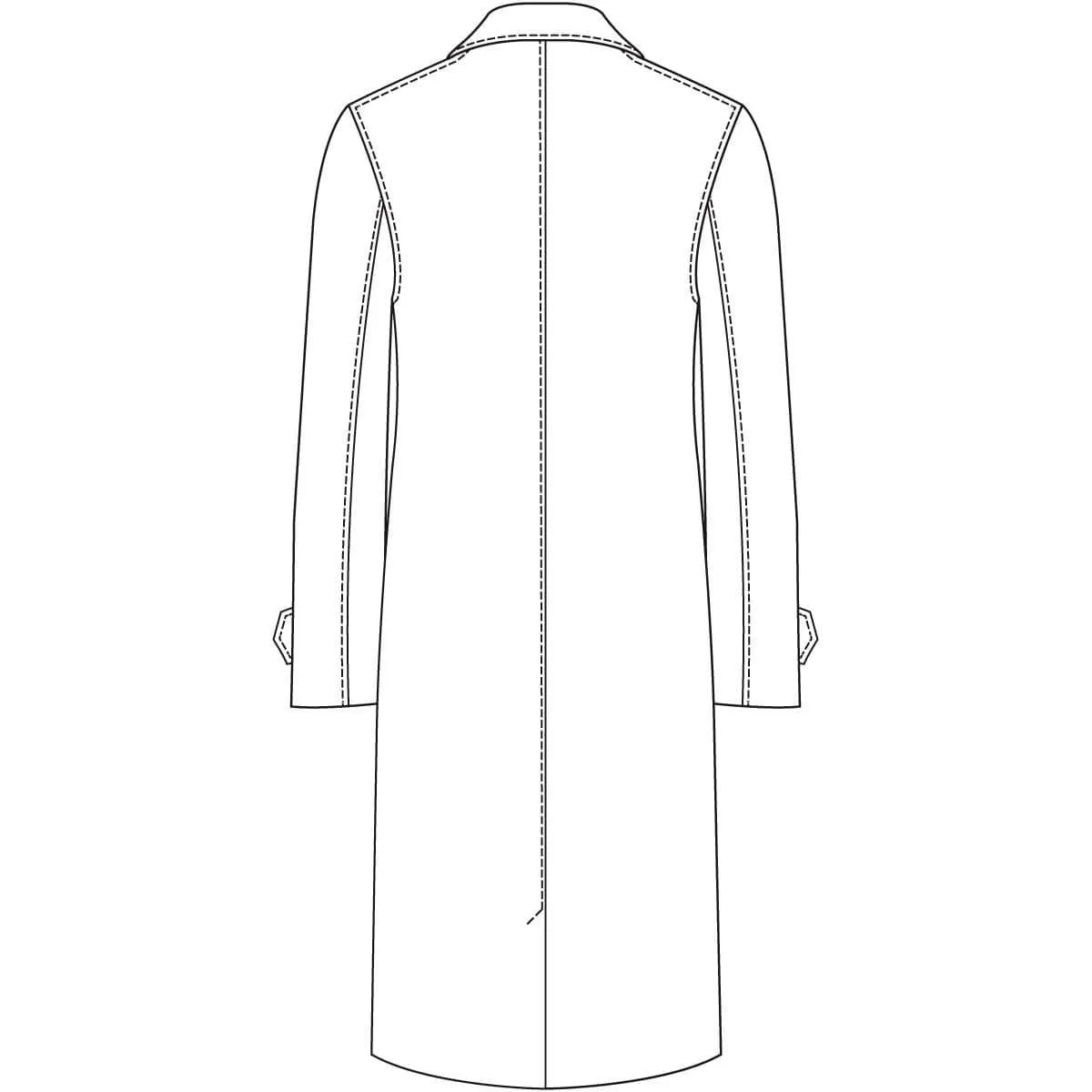 The Stately Overcoat | D'or Blue