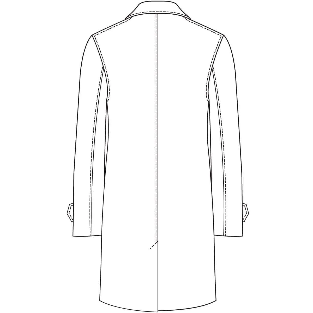 The Stately Overcoat | D'or Blue