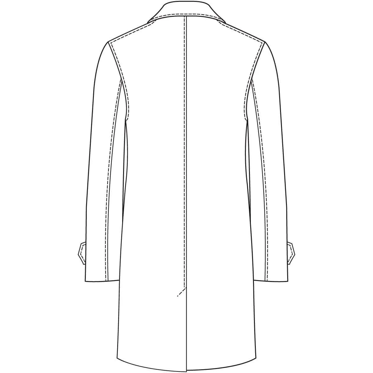 The Stately Overcoat | D'or Blue