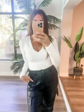 The V Neck Double Layer Top