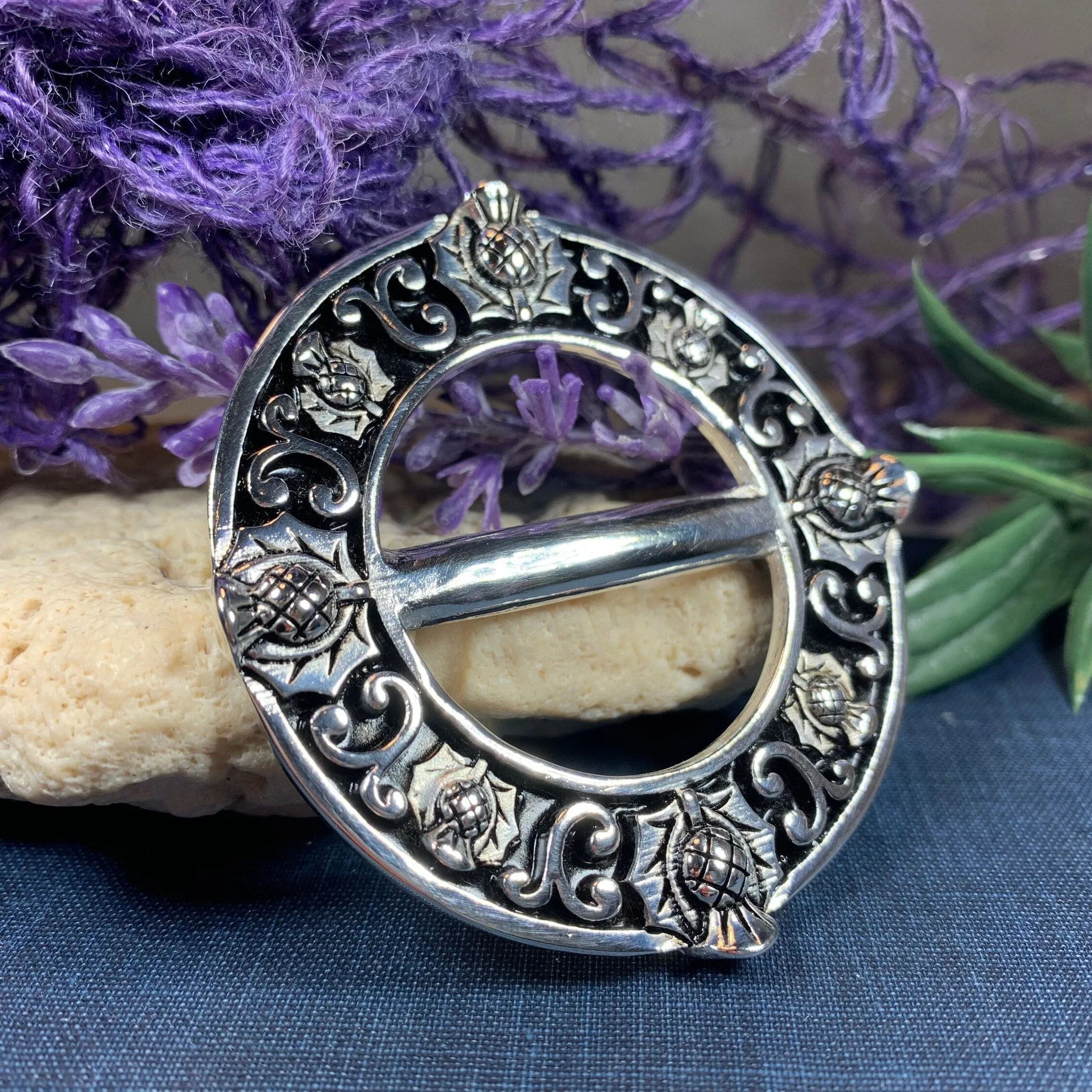Thistle Scarf Ring