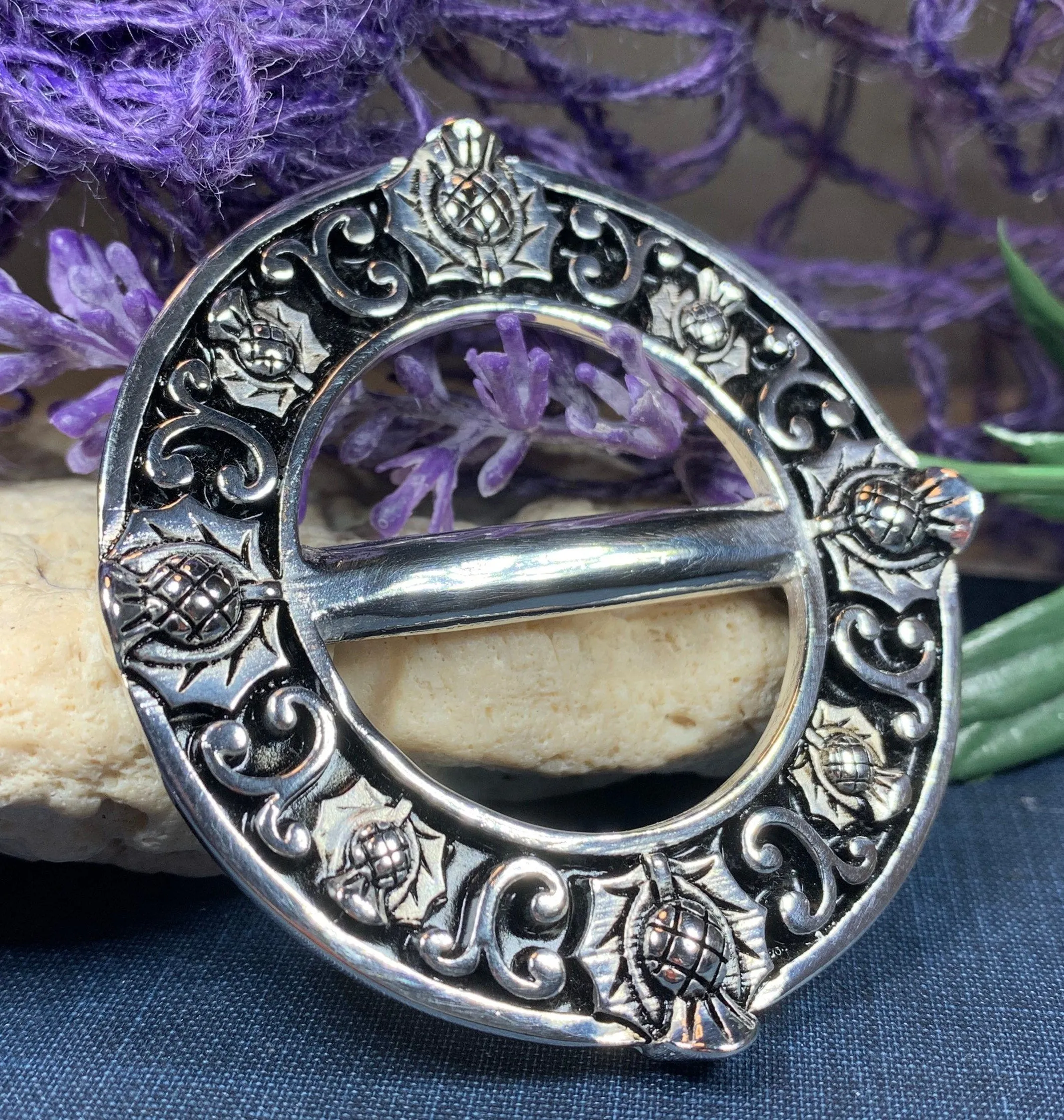 Thistle Scarf Ring