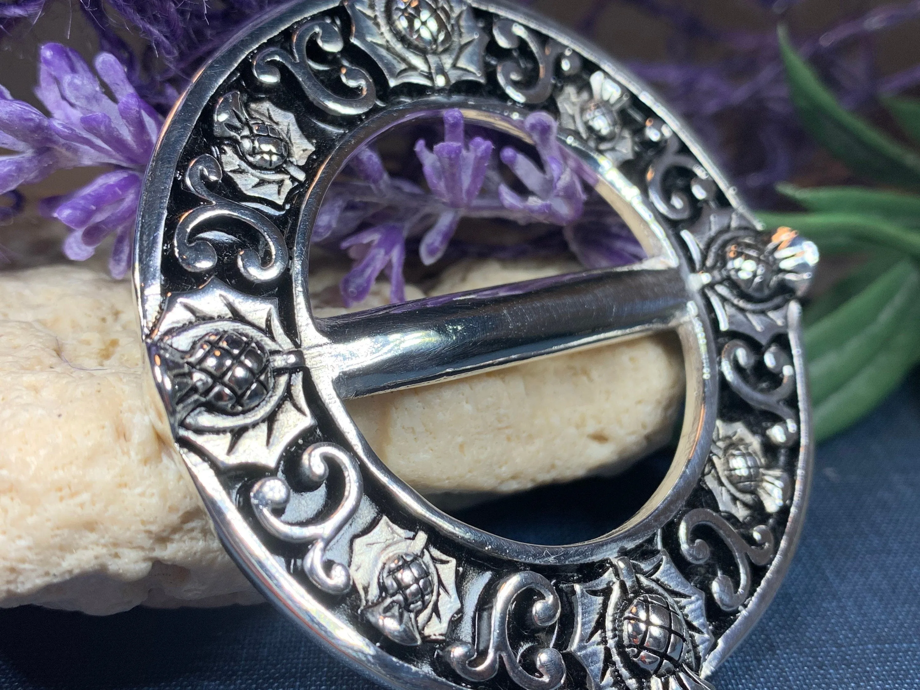 Thistle Scarf Ring