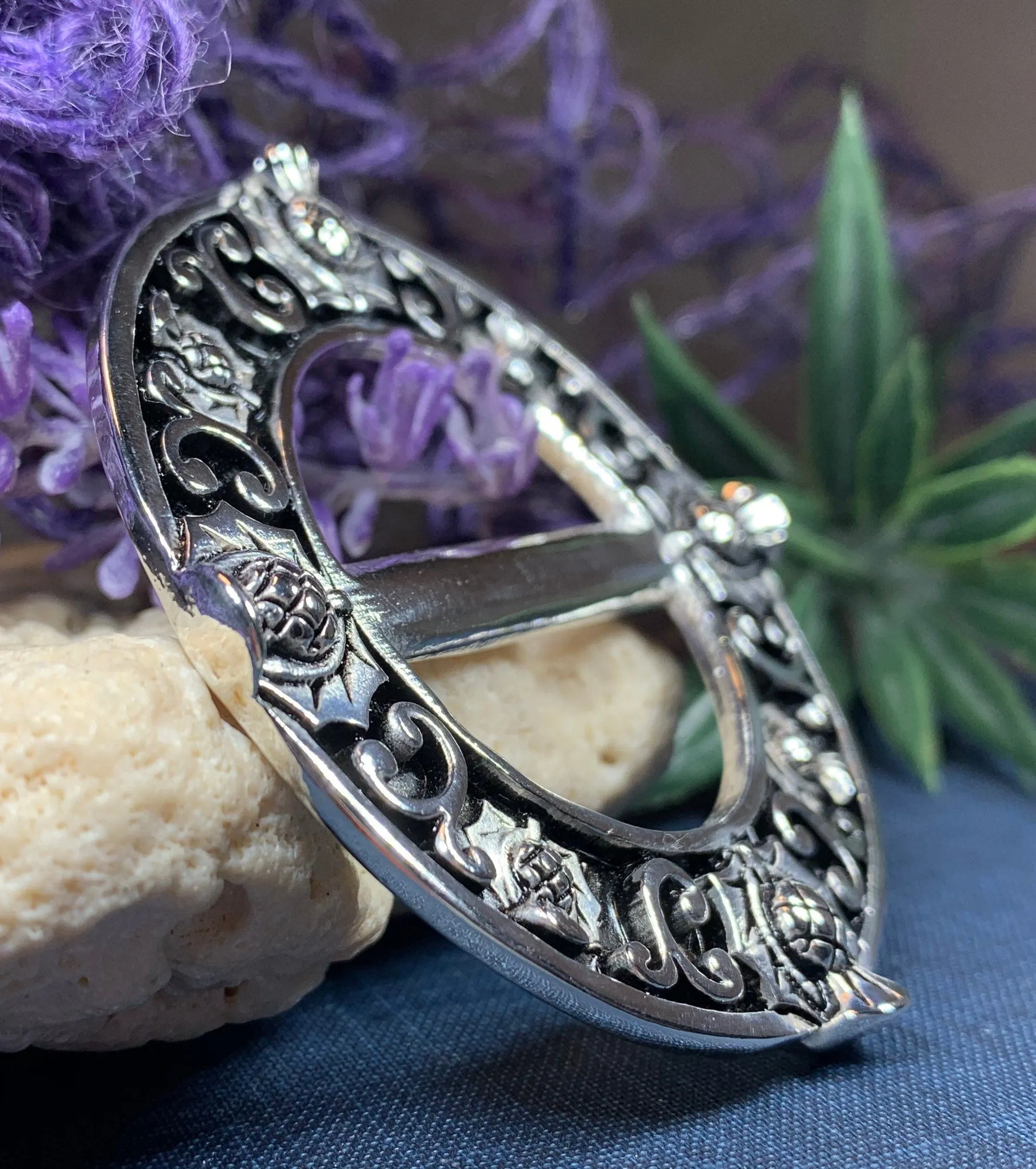Thistle Scarf Ring
