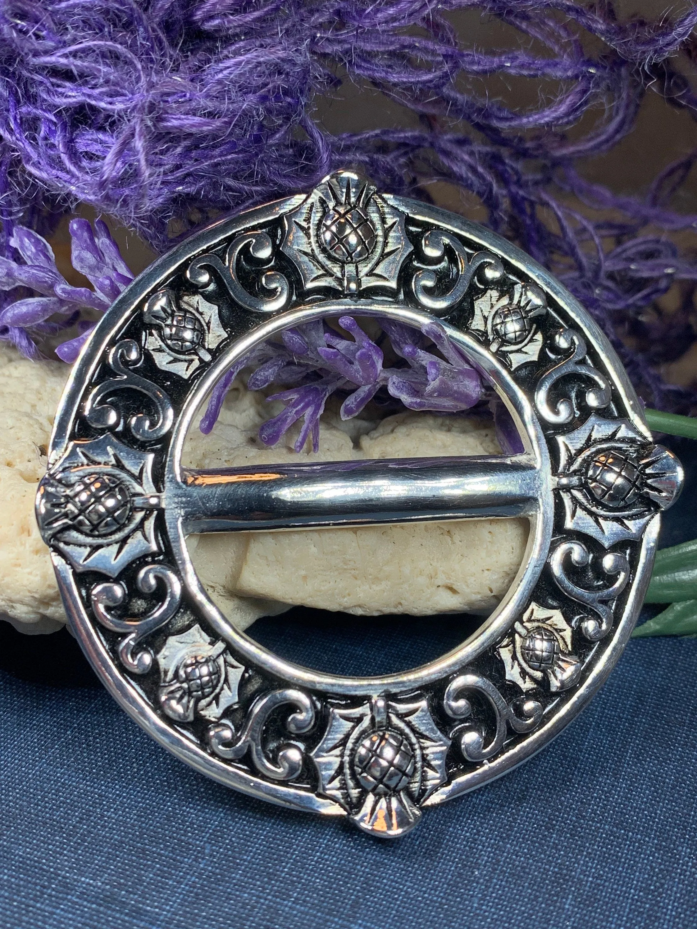 Thistle Scarf Ring