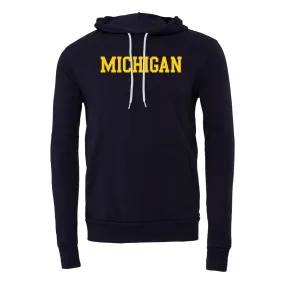 UGP Block Michigan Sponge Fleece Hoodie - Navy