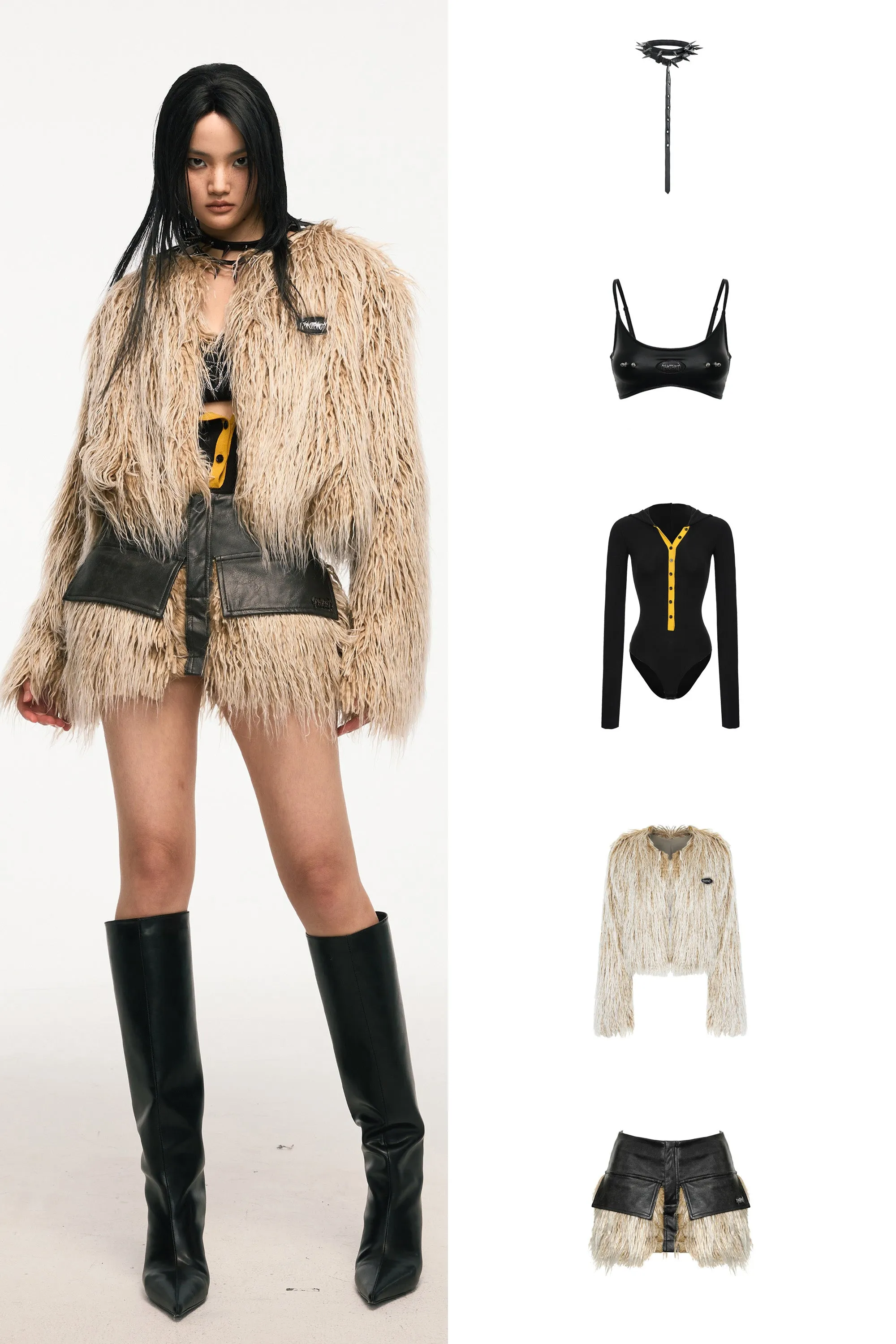 VICE CITY fur jacket