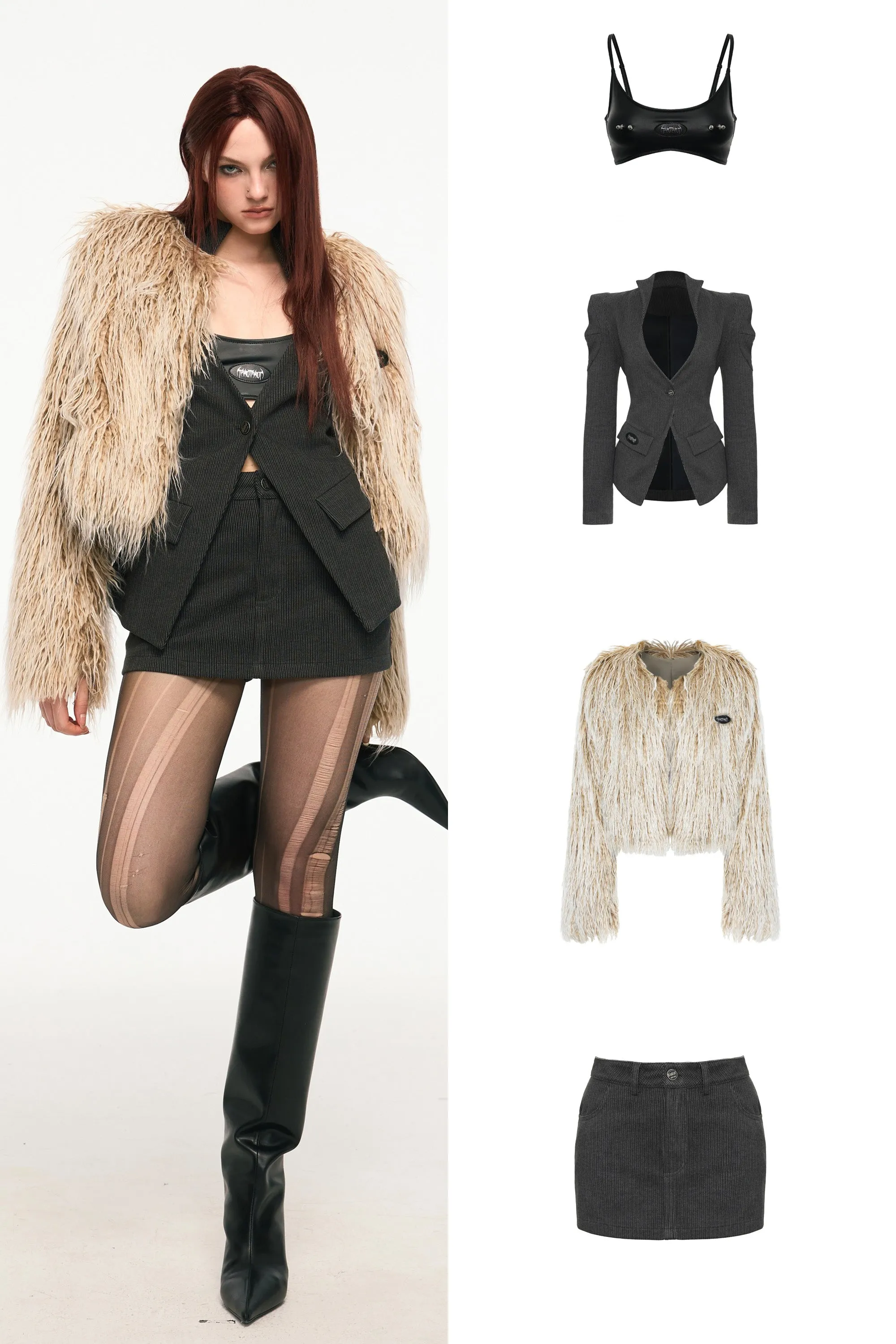 VICE CITY fur jacket