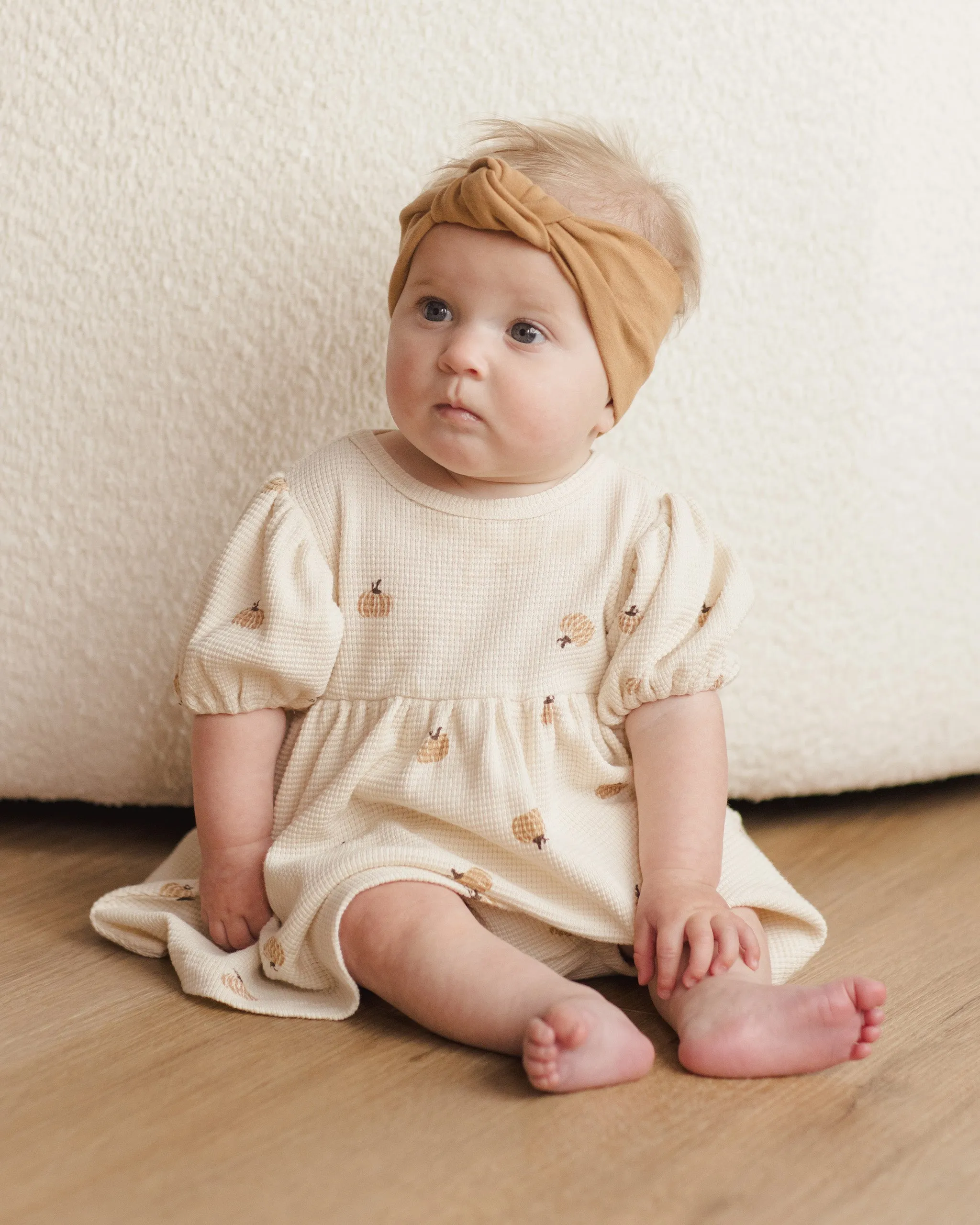 Waffle Babydoll Dress | Pumpkins
