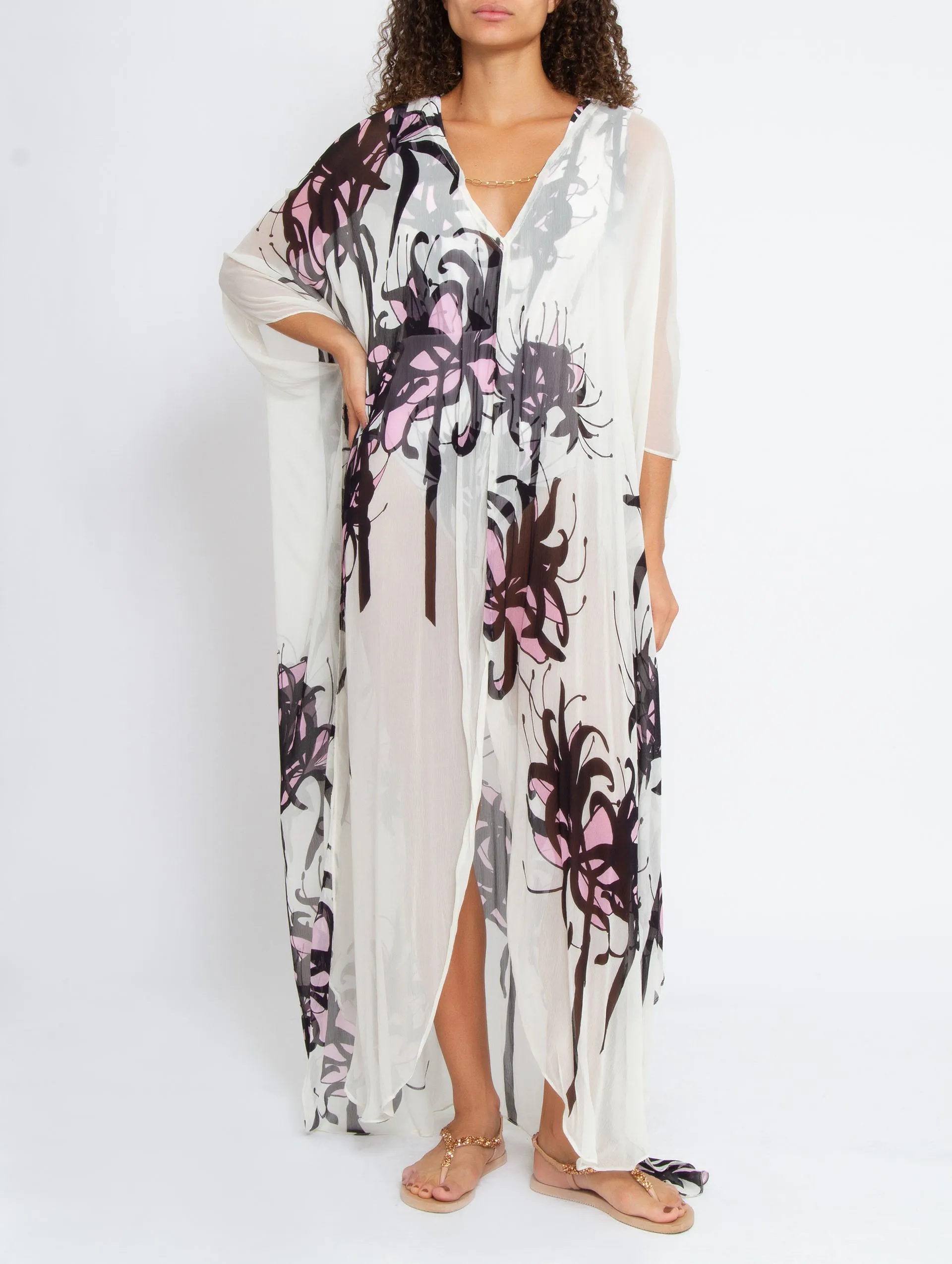 Welle Chiffon Kaftan