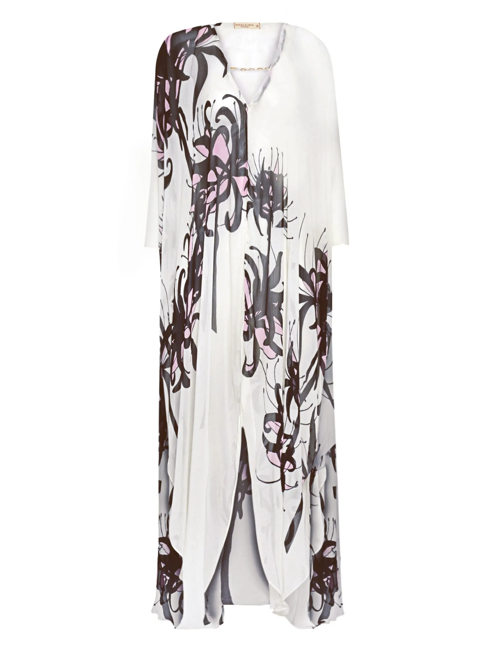 Welle Chiffon Kaftan