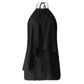 Women Sleeveless Irregular Dress