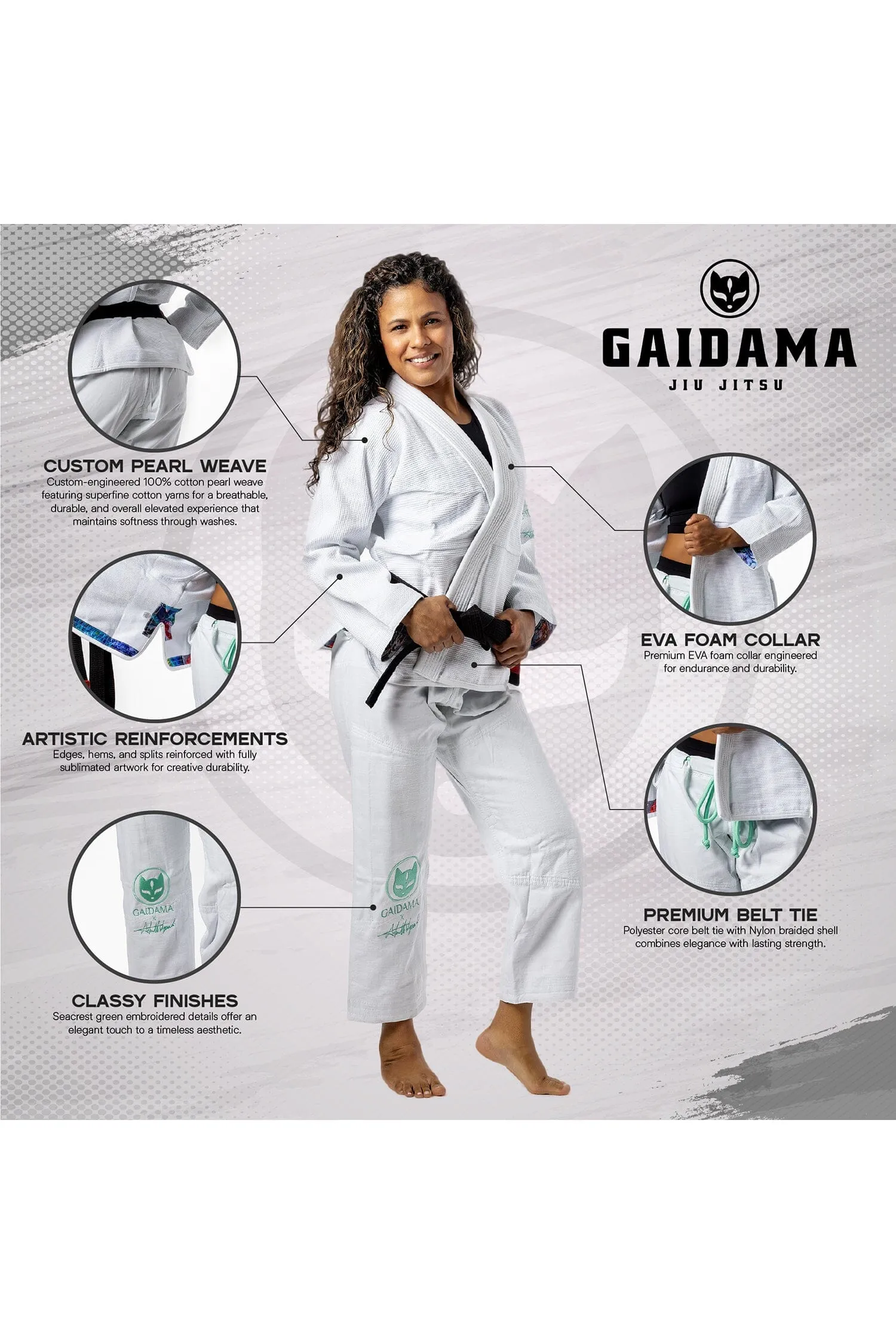 Women's Gaidama x Antoinette Wysocki Perfect Fit Jiu Jitsu Gi - Jacket