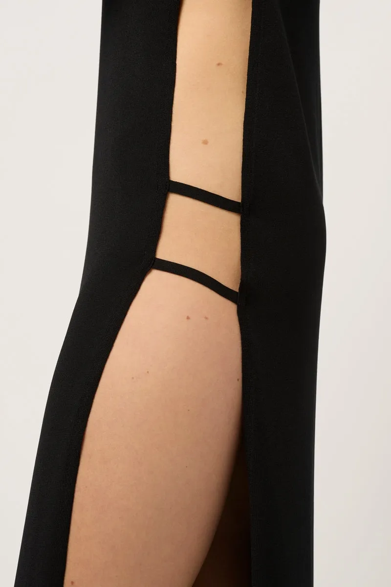 WOMENS POOL SIDE KNIT BANDEAU DRESS