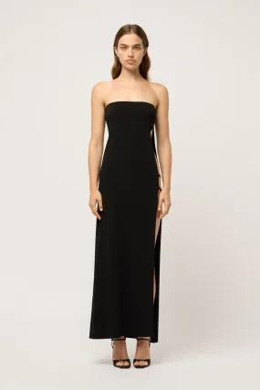 WOMENS POOL SIDE KNIT BANDEAU DRESS
