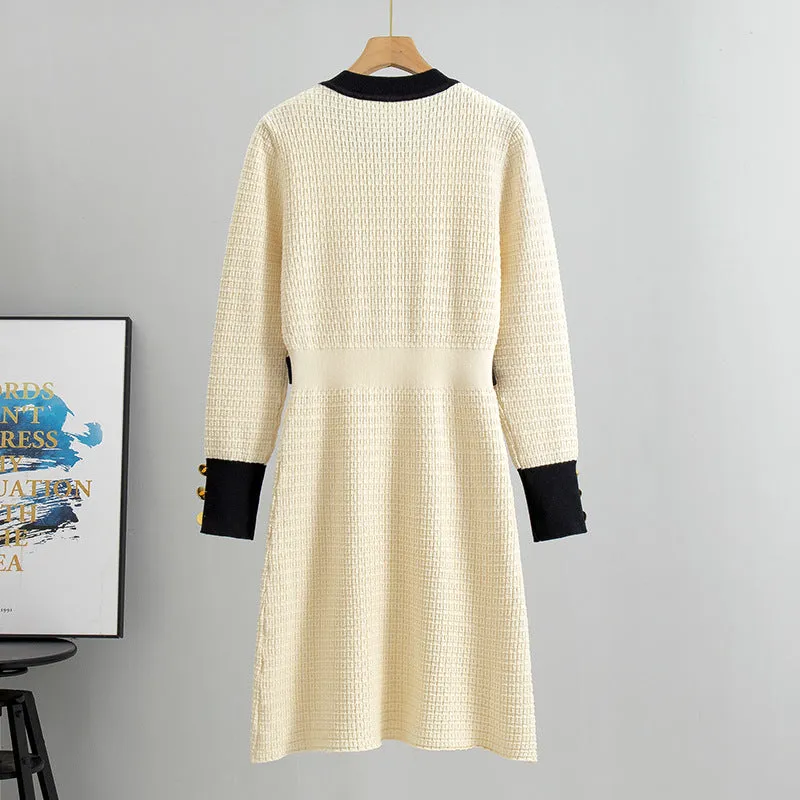 Women's Vintage Knit Loose Dress